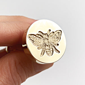 Vintage Bee Wax Seal Stamp- Made in USA- LetterSeals.com