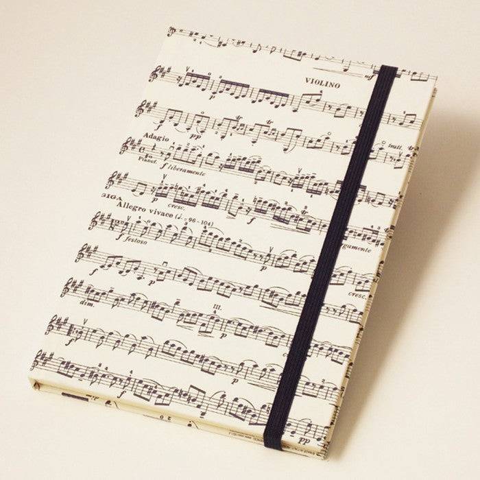 Vivaldi Musical Score | Rossi 1931 Hardcover Notebook - Letterpress Paper Cover-LetterSeals.com