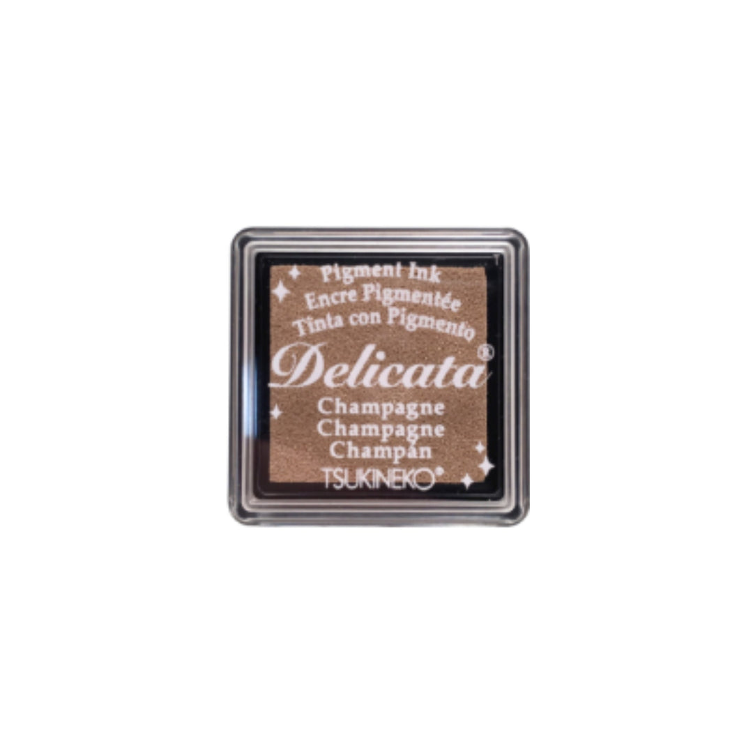 Delicata Small Pigment Ink Pad - Rose Gold