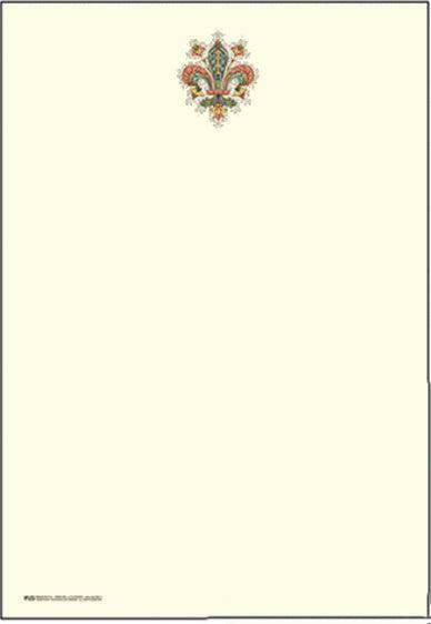 Portfolio Note Cards & Writing Papers | 4 design Options | Rossi 1931 Italian Florenza Papers-LetterSeals.com